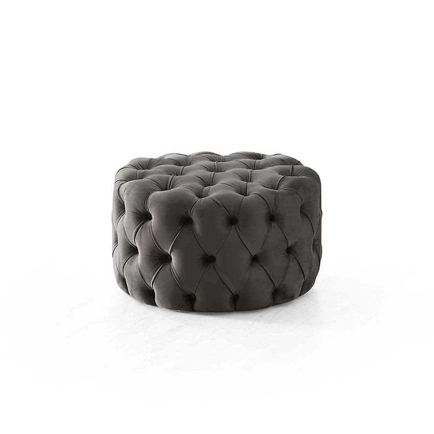 The U-Shaped Rocky Chesterfield Grey Corner Sofa