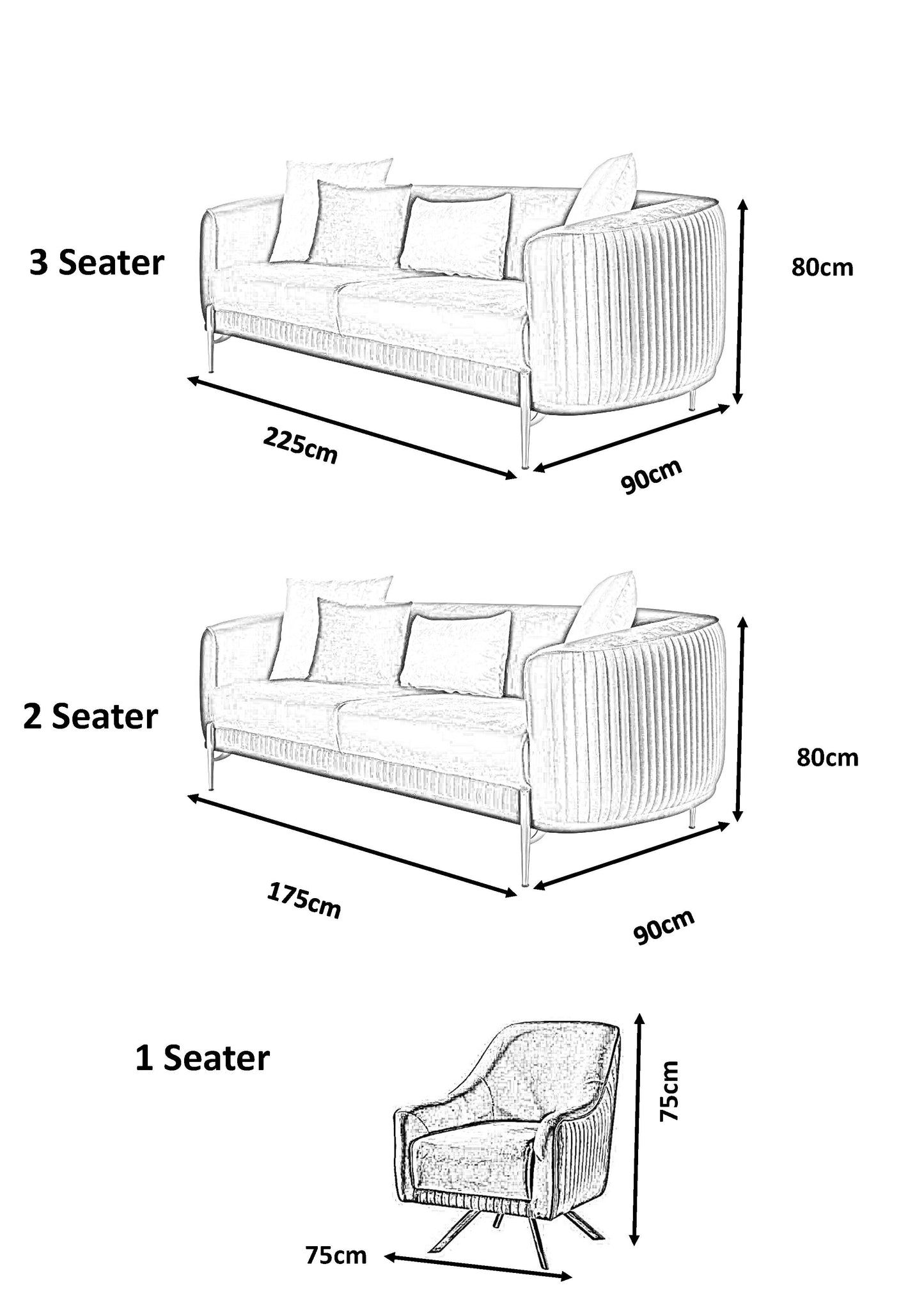 Lisbon Modern Sofas