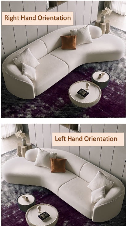 The Richmond Cream Modern Sofa
